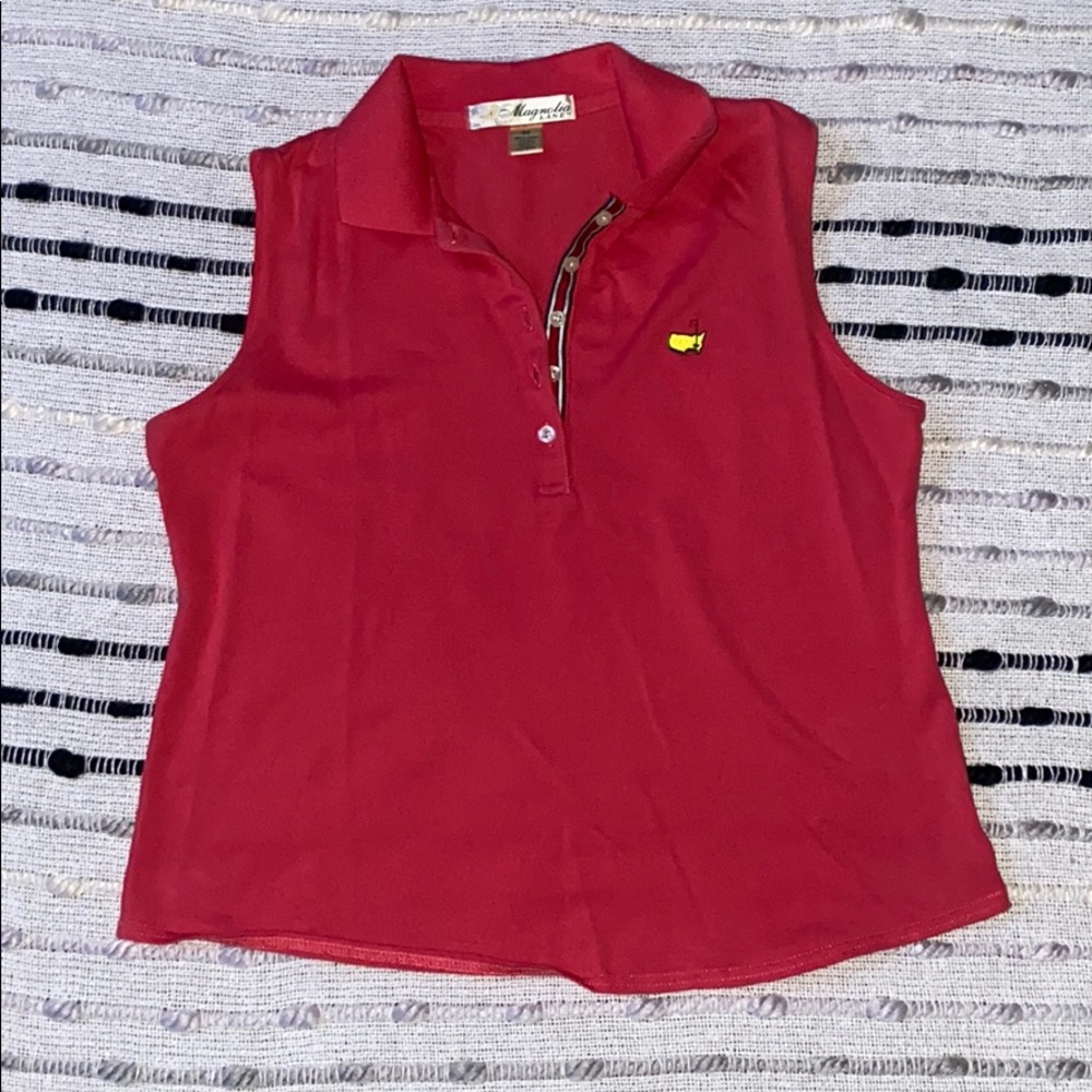 Magnolia Lane Master’s sleeveless polo